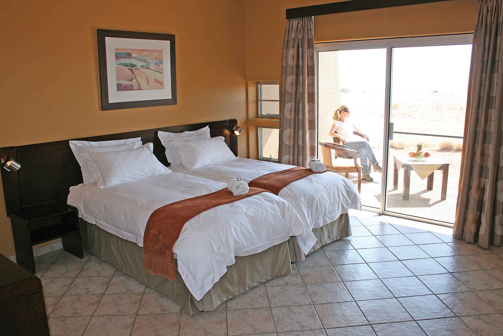 Namib Naukluft Lodge: Schlafzimmer Namib Naukluft Lodge: Schlafzimmer