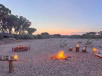 Saruni Rhino: Feuerstelle Saruni Rhino: Feuerstelle