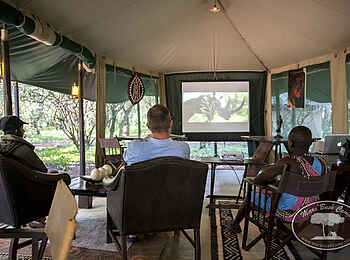 Mara Bush Camp: Vortrag über Nashörner Mara Bush Camp: Vortrag über Nashörner