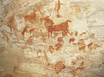 Bushmans Kloof Wilderness Lodge: Felsmalerei Bushmans Kloof Wilderness Lodge: Felsmalerei