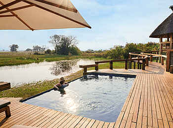 Camp Okavango: Der Pool Camp Okavango: Der Pool