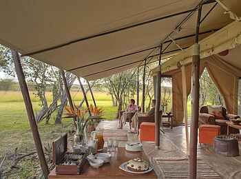 Encounter Mara Camp: Auf der Veranda