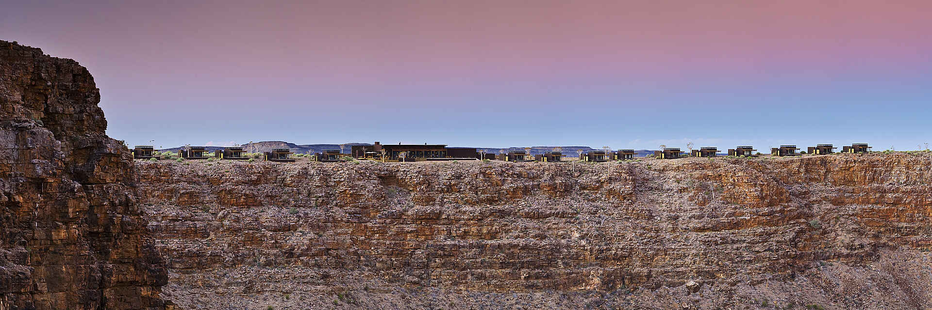 Fish River Lodge: Chalets am Rand des Canyons