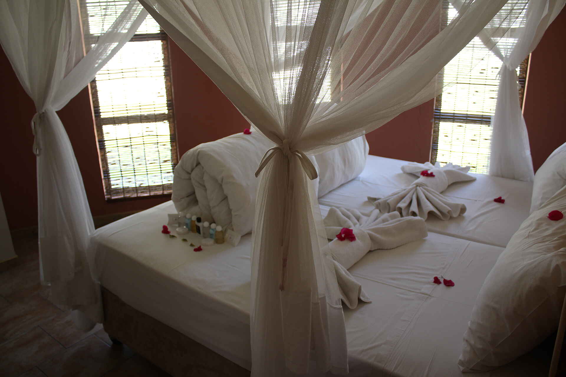 Etosha, Etosha National Park, Etoshapfanne, Halali, Salzpfanne, Doppelbett, afrikarma, afrikarma Safaris, afrikarma.de