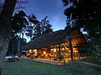 Ishasha Wilderness Camp: Abendstimmung Ishasha Wilderness Camp: Abendstimmung
