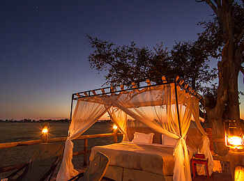 Kanana-Nyana-Camp: Sleep-out Bett