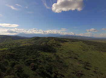 Kasenyi Safari Camp: Hügelige Savanne