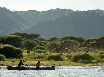 Lake Manyara Serena Lodge: Kanufahrt auf dem Lake Manyara