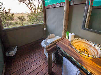 Rra Dinare Camp: Gäste-WC mit Blick