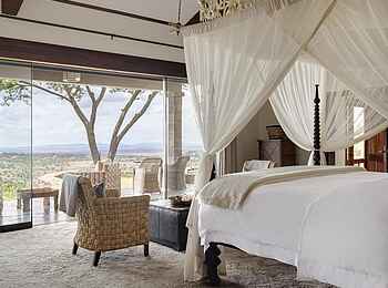 Singita Sasakwa: Blick aus dem Schlafzimmer