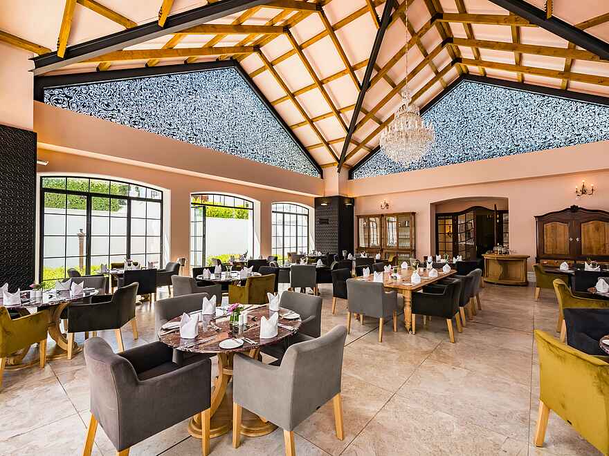 The Lanzerac: Im Speisesaal The Lanzerac: Im Speisesaal