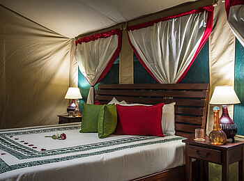 Losokwan Camp: Schlafzimmer im Zelt