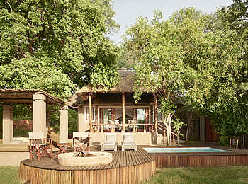 Sanctuary Chobe Chilwero: Pool Suite mit privatem Swimmingpool Sanctuary Chobe Chilwero: Pool Suite mit privatem Swimmingpool