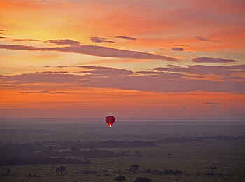 Sanctuary Olonana: Ballonfahrt über der Masai Mara Sanctuary Olonana: Ballonfahrt über der Masai Mara