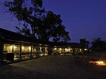 Davison's Camp: Camp am Abend Davison's Camp: Camp am Abend