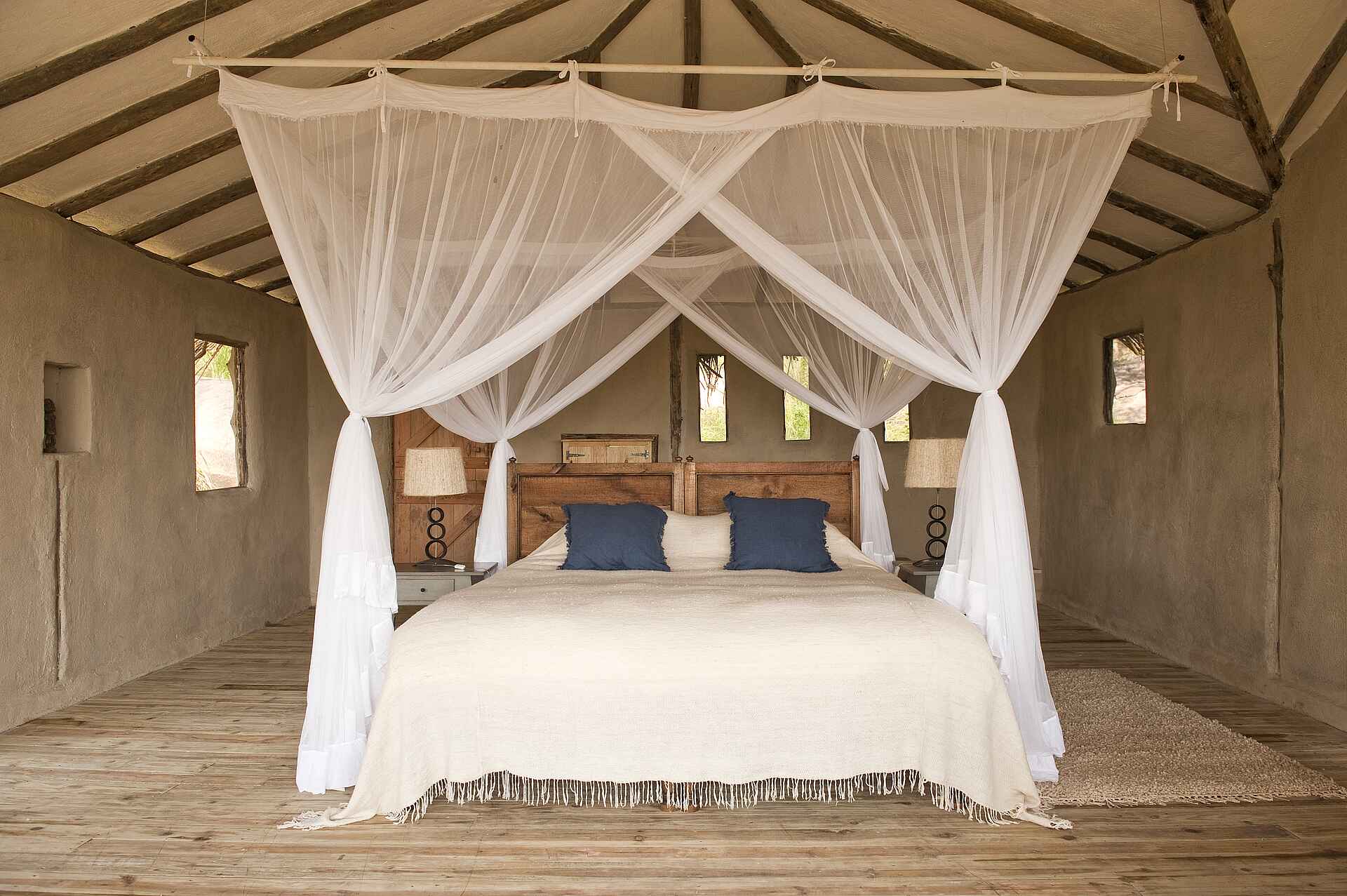 Mkombe’s House Lamai, Doppelbett, Schlafzimmer, Unterkunft