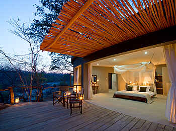 Mkulumadzi Lodge: Sundowner au der privaten Veranda