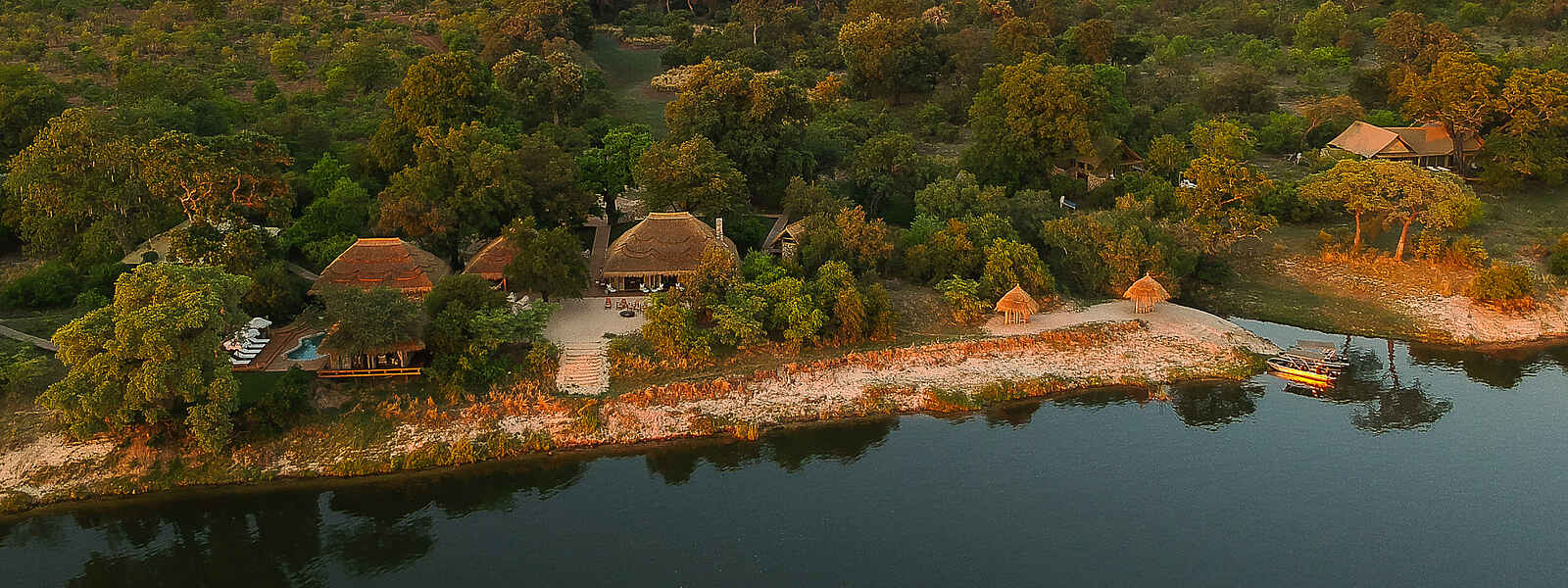 Mpala Jena Camp: Vogelperspektive Mpala Jena Camp: Vogelperspektive