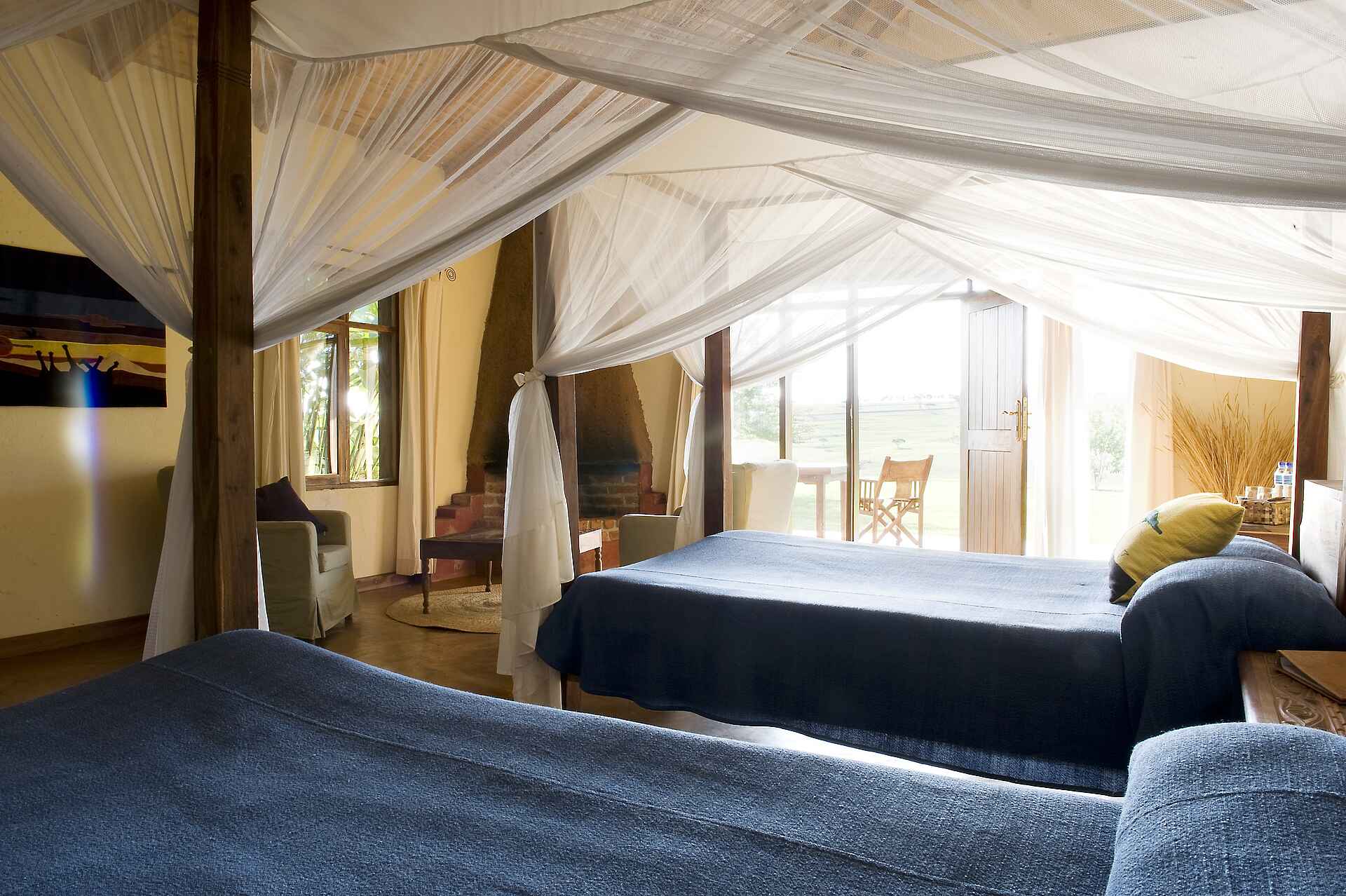 karatu, ngorongoro conservation area, ngorongoro farmhouse, oldeani vulkan, tanganyika wilderness camps, tansania, standardzimmer, twinbetten, afrikarma, afrikarma safaris, afrikarma safaris - wildnis. hautnah., afrikarma.de