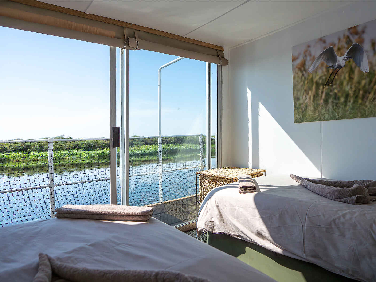 Okavango Spirit: Blick in die Kabine Okavango Spirit: Blick in die Kabine