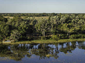 Pelo Camp: Luftbild des Camps Pelo Camp: Luftbild des Camps
