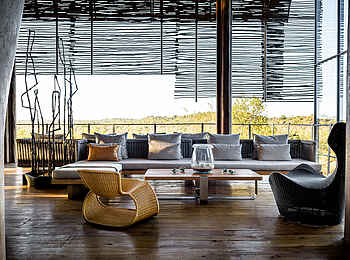 Singita Lebombo Lodge: Lounge