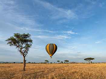 Singita Sasakwa: Heißluftballon