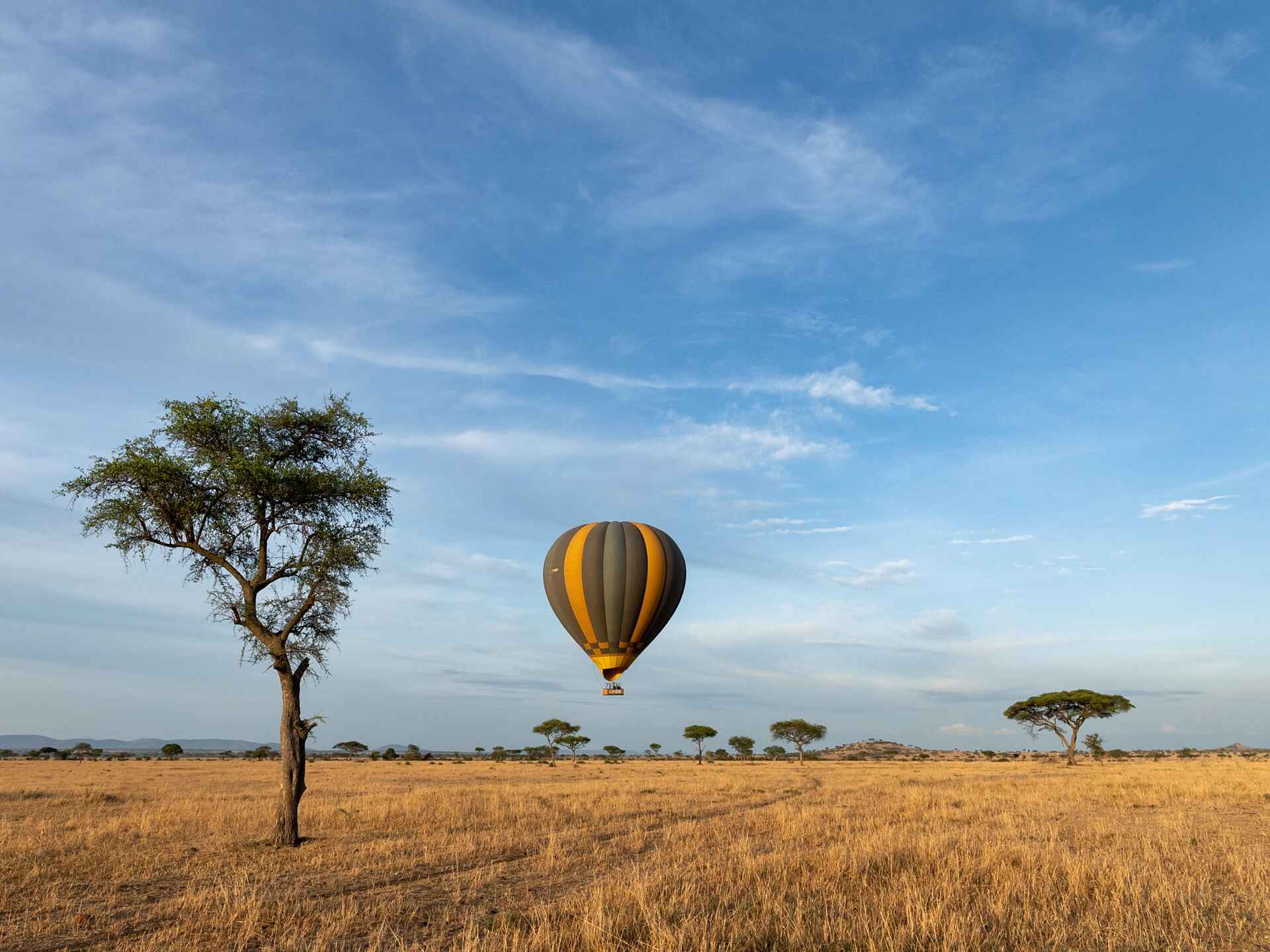 Singita Sasakwa: Heißluftballon