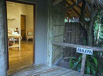 Thonga Beach Lodge: Eingang zum Spa Thonga Beach Lodge: Eingang zum Spa