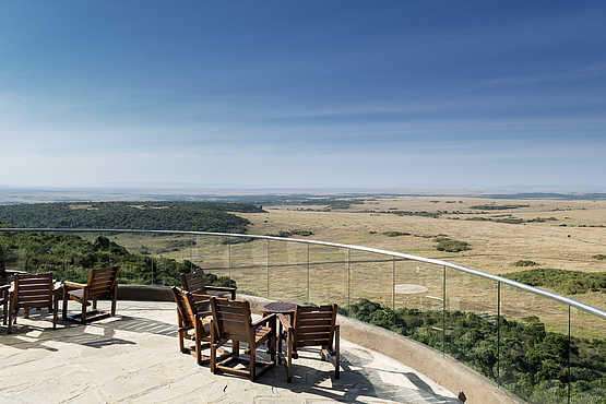 Mara Serena Safari Lodge: Ausblick von der Terrasse Mara Serena Safari Lodge: Ausblick von der Terrasse