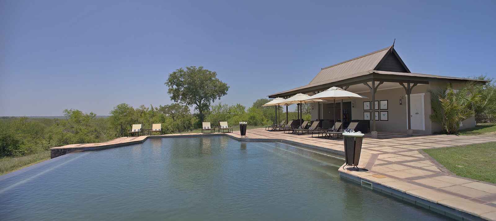 &Beyond Kirkman's Camp: Pool mit Ausblick &Beyond Kirkman's Camp: Pool mit Ausblick