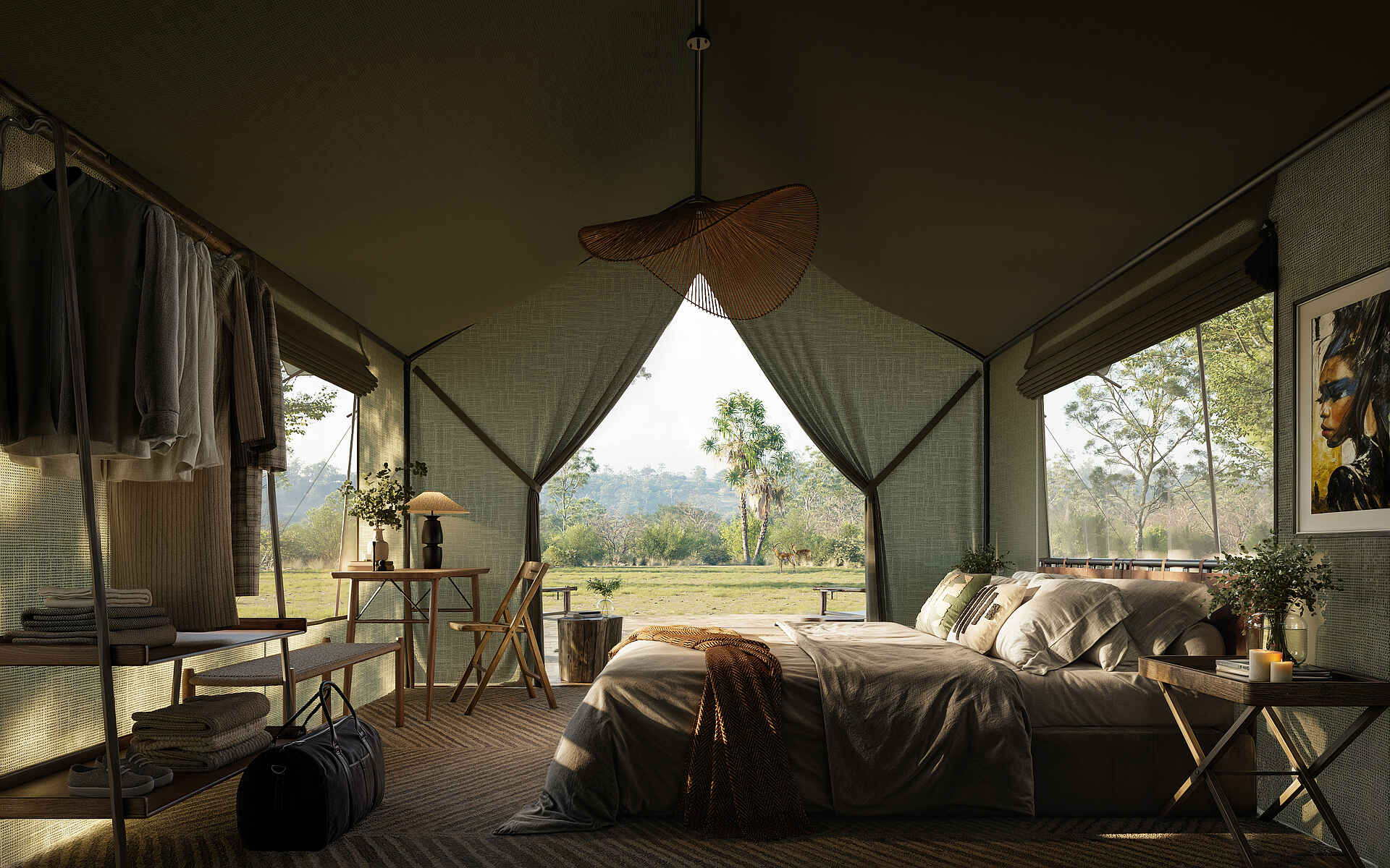 Chicari Camp: Zeltausstattung