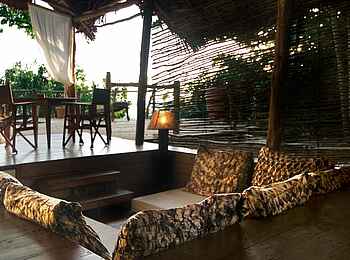 Fundu Lagoon: Ansprechende Lounge Fundu Lagoon: Ansprechende Lounge