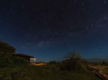 Kitirua Plains Lodge: Nachthimmel über Gästesuite