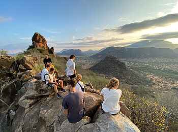 Laikipia Wilderness River Camp: Aussicht Laikipia Wilderness River Camp: Aussicht