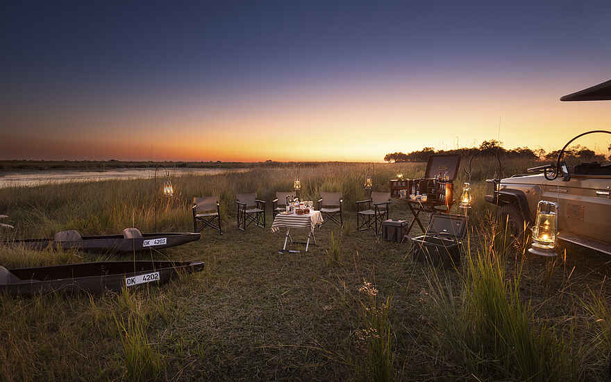 Monachira Camp: Sundowner Monachira Camp: Sundowner