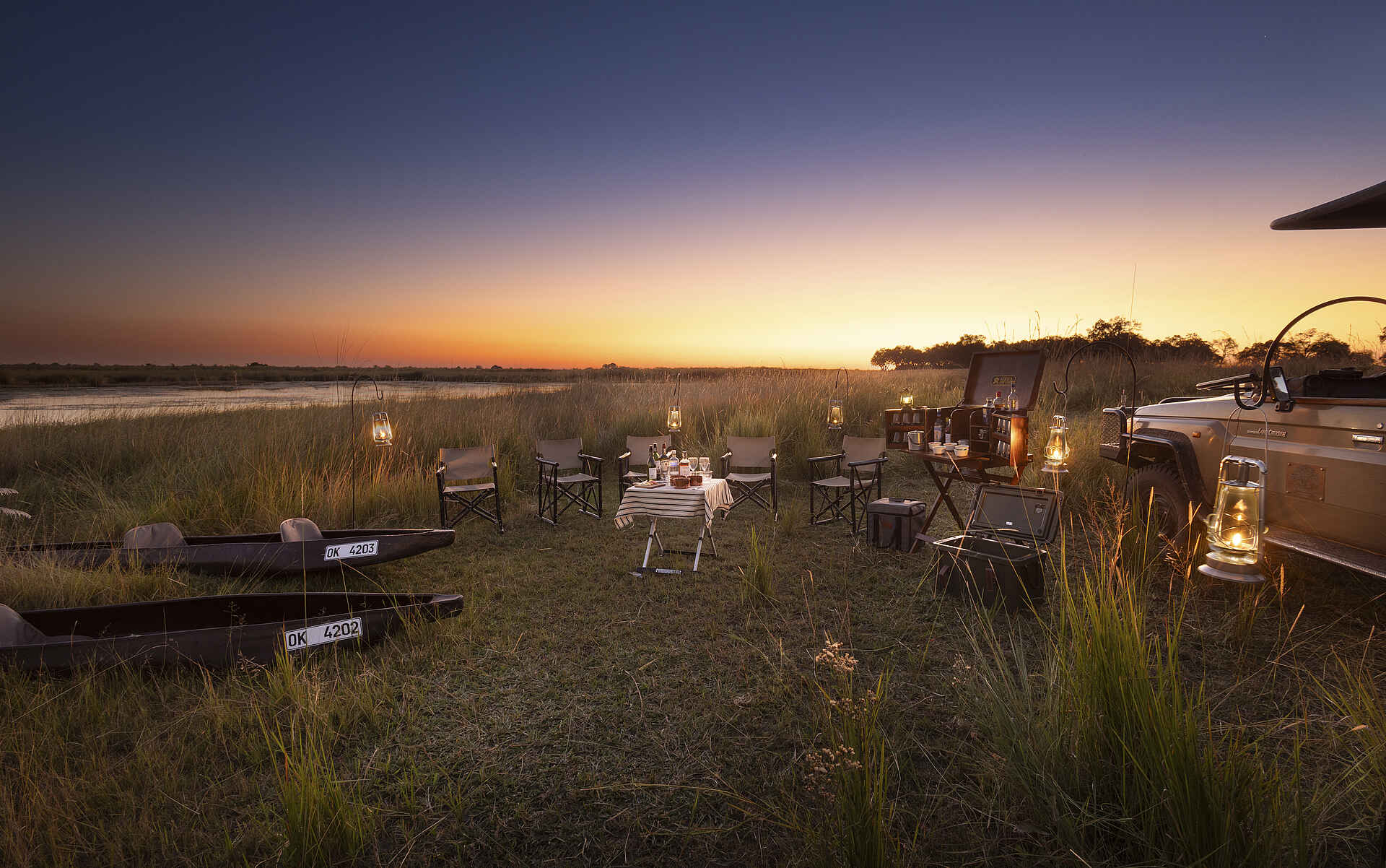 Monachira Camp: Sundowner