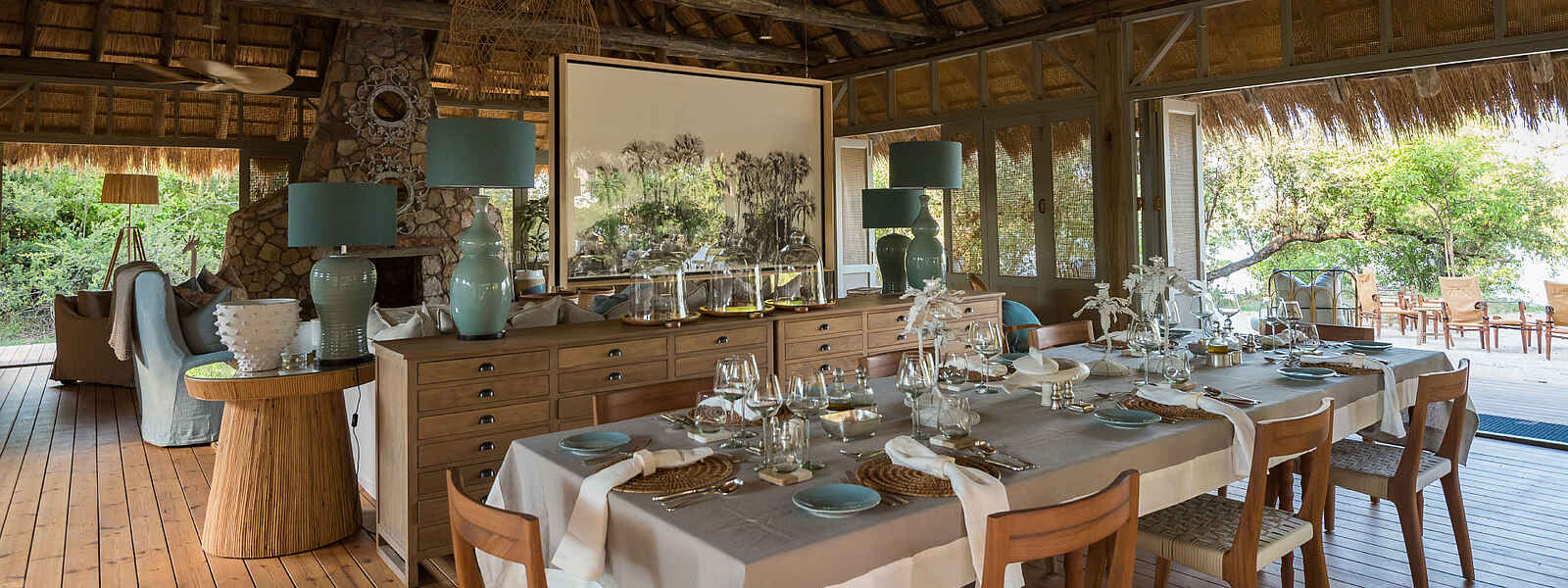 Mpala Jena Camp: das Esszimmer Mpala Jena Camp: das Esszimmer