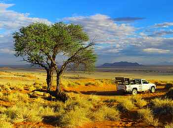 Namib Desert Lodge: Geländewagen Namib Desert Lodge: Geländewagen