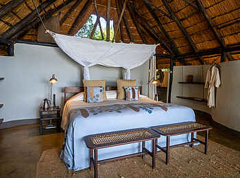 Nkwali Camp: gemütliches Doppelzimmer