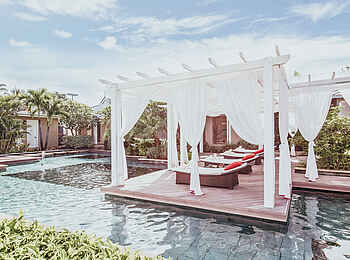 La Pirogue: Der Pool im Spa La Pirogue: Der Pool im Spa