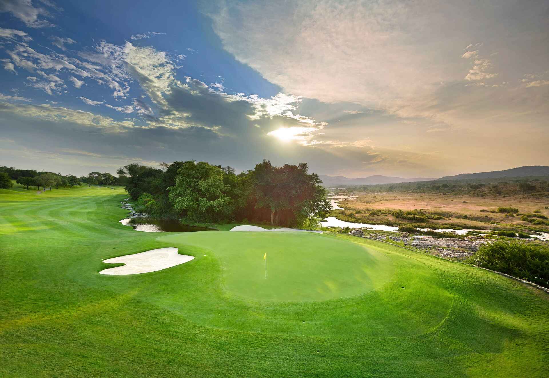 Leopard Creek Estate: Abendstimmung