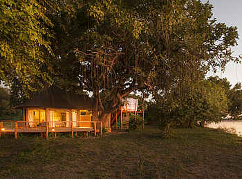 Three Rivers Camp: Gästezelt und Outdoorbett