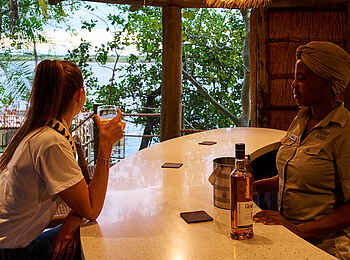 Xugana Island Lodge: An der Bar