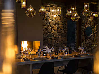 Marataba Mountain Lodge: Gedeckter Tisch Marataba Mountain Lodge: Gedeckter Tisch