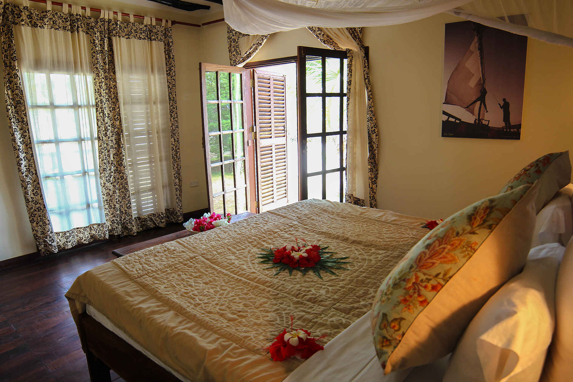 Anna of Zanzibar, Michael Winter, Sansibar, Bett, Gästeunterkunft, Schlafzimmer, Afrikarma, Afrikarma Safaris, Afrikarma Safaris - Wildnis. Hautnah., Afrikarma.de