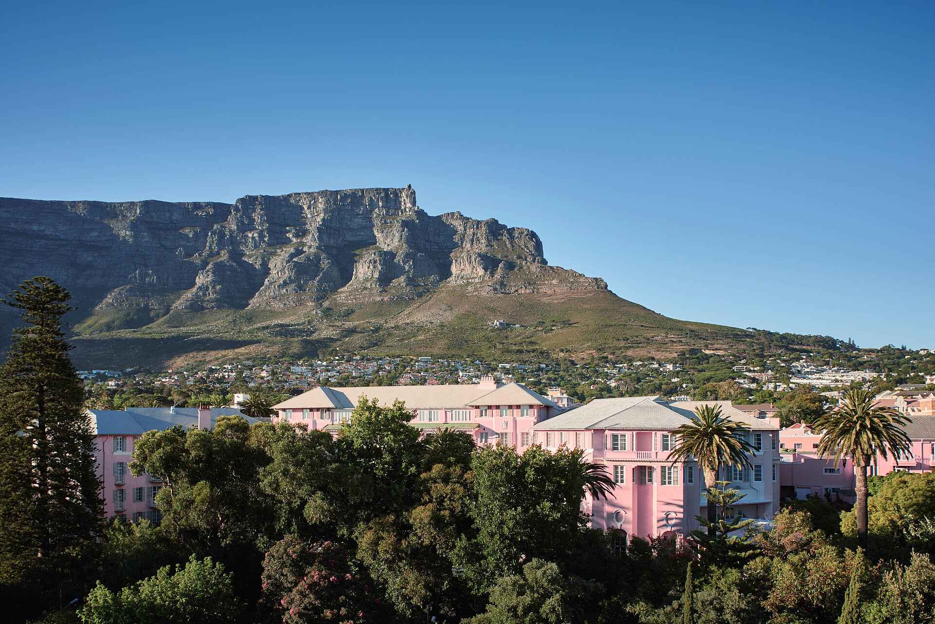 Belmond Mount Nelson Hotel: Blick auf den Tafelberg Belmond Mount Nelson Hotel: Blick auf den Tafelberg