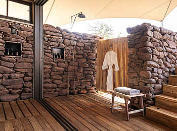 Desert Rhino Camp: Begehbare Dusche