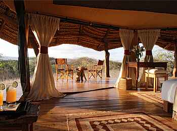 Lewa Safari Camp: Aussicht aus dem Gästezelt