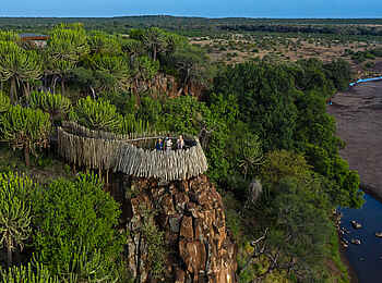 Mashatu Euphorbia Villas: Aussichtspunkt The Nest